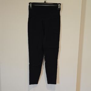 ALO Yoga Black High-Rise Leggings, Fleece Lined Size Small